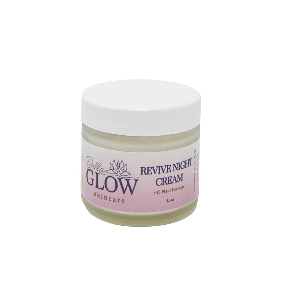 REVIVE Night Cream | Vitamins A & C + White Willow Bark, Goodbye Dry Skin.