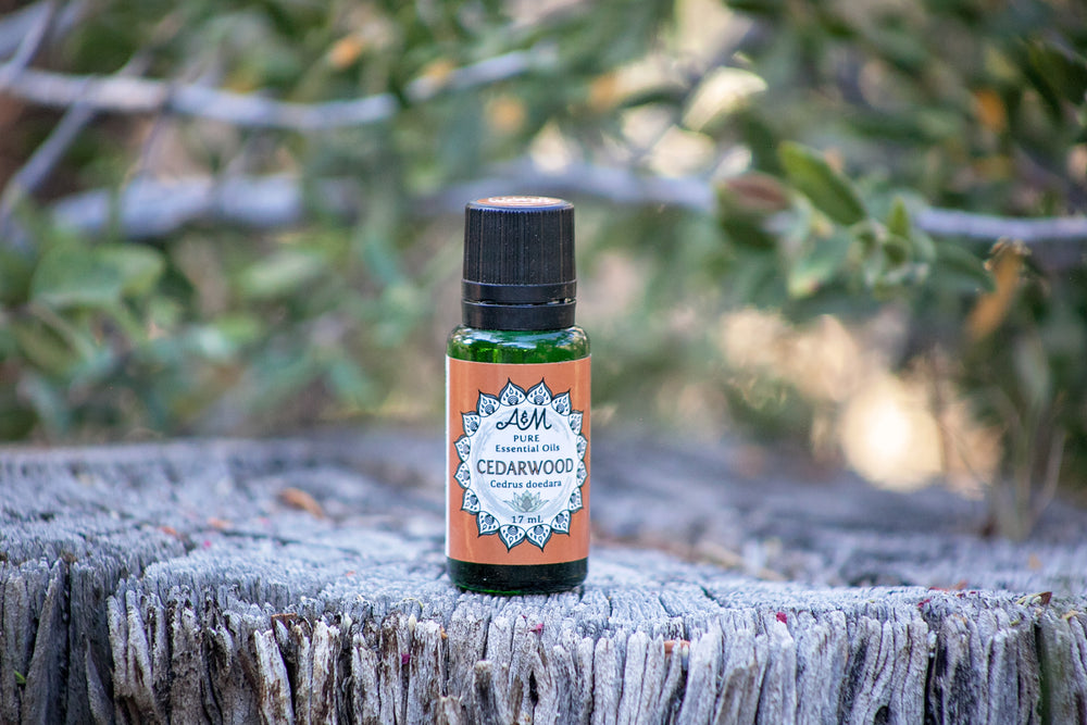 Cedarwood Essential Oil - 17mL & 60mL sizes